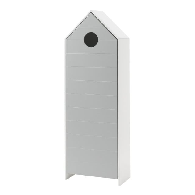 Armoire cabane de plage grise Deauville pour enfant