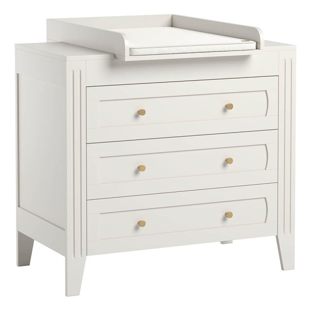 Commode avec plan à langer Milenne Vox blanc