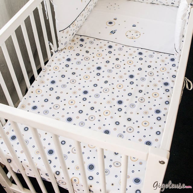 Collection linge de lit bébé Cosmos
