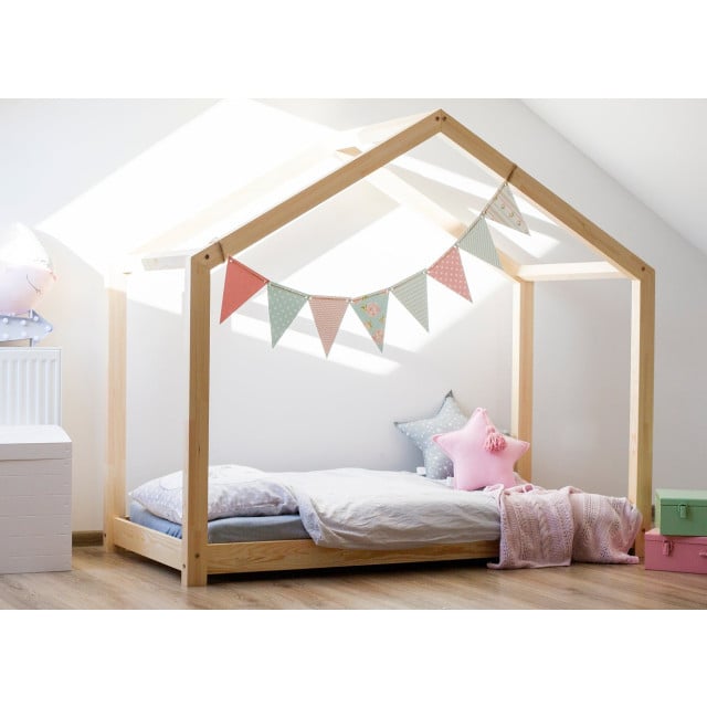 Lit cabane maison Halma 70x140 (Lit Montessori)