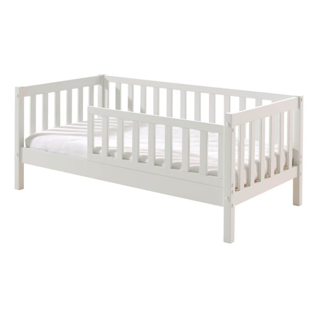 Petit Lit Junior Avec Barrière 70x140 Blanc - PBBE7014 - Vipack