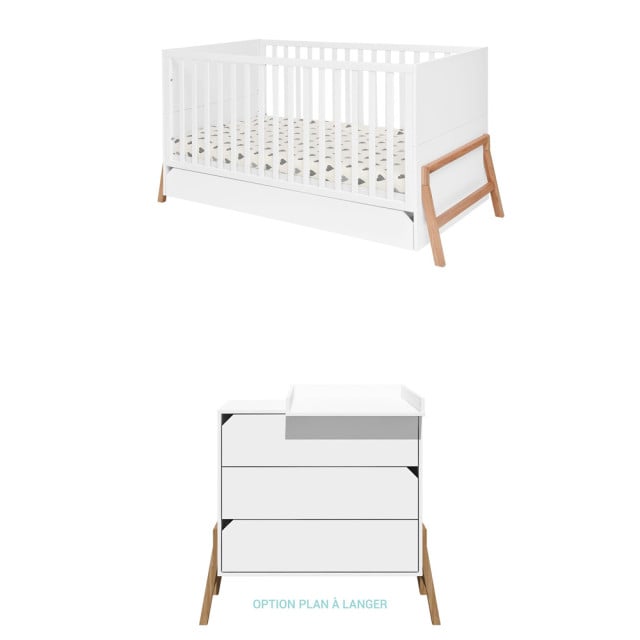 Petite chambre bébé Ström blanche