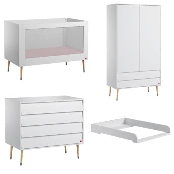 Chambre complète bébé Vox blanche Bosque 60x120