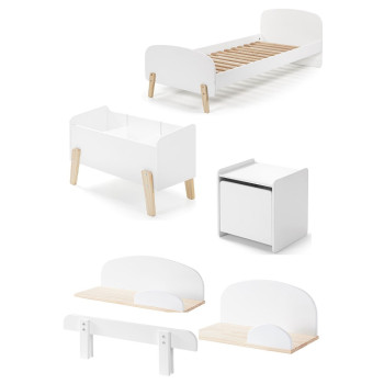 Pack N°9 chambre enfant Kimy blanc