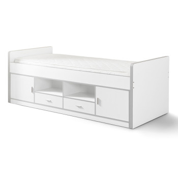 Lit banquette combiné Ugo blanc