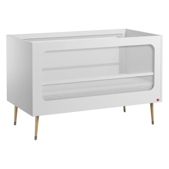 Lit bébé évolutif sans barreau Bosque Vox 70x140 blanc