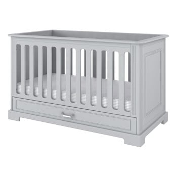 Lit bébé gris 70x140 Lys