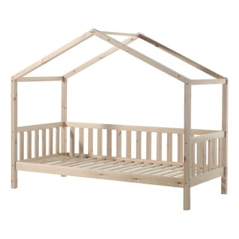 Lit cabane enfant Dally HK naturel