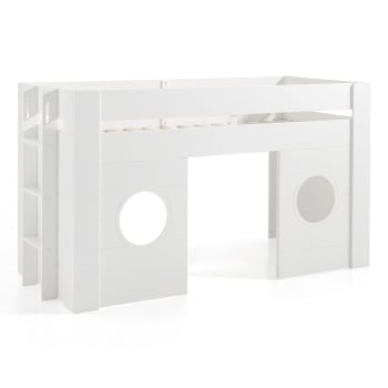 Lit compact pour enfant blanc Frea