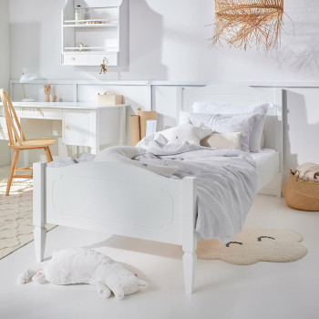 Lit enfant blanc intemporel Royal 90x200