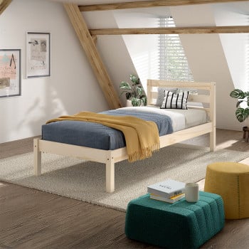 Lit enfant simple en bois Pino