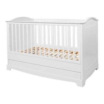 Lit bébé convertible 70x140 Royal blanc