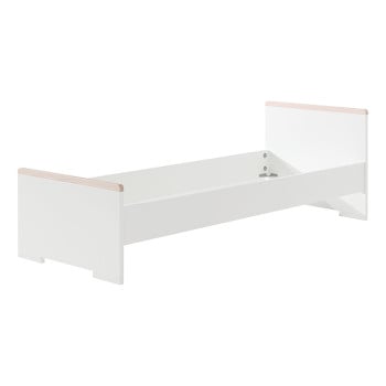 Lit simple enfant blanc Delio