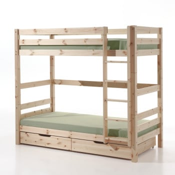 Lit superposé H180CM nature Milo