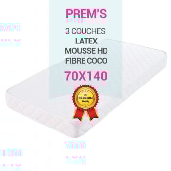 Matelas 70x140 Babyprem's