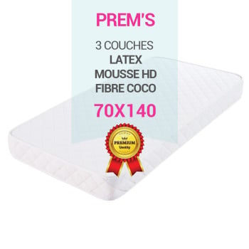 Matelas Enfant En Mousse Et Fibres De Coco 140x70 - Toute l'offre matelas  BUT