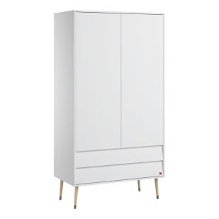 Armoire chambre Bosque Vox blanche avec penderie