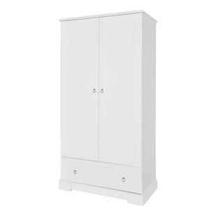 Armoire enfant Rétro 2 portes blanche