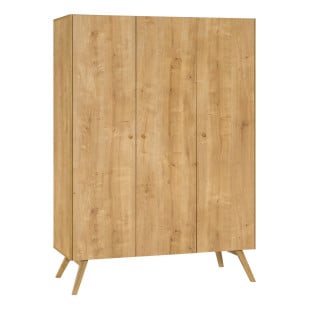 Armoire enfant Vox Vintage Oak - chêne 3 portes