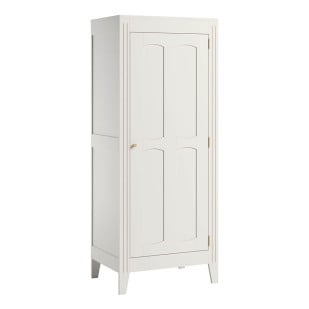 Armoire 1 porte Milenne Vox blanc avec penderie - 4021446