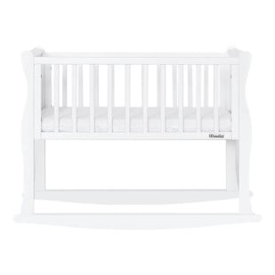 Berceau bébé à bascule blanc Noble Woodies