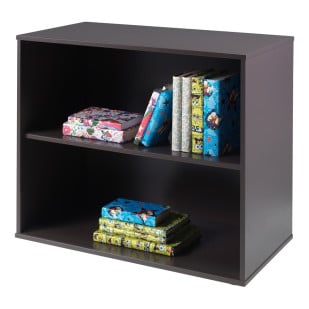 Bibliothèque pour lit surélevé taupe Milo