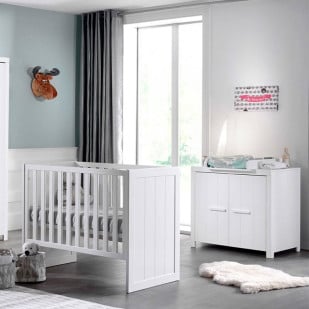 Petite chambre de bébé Blos blanche