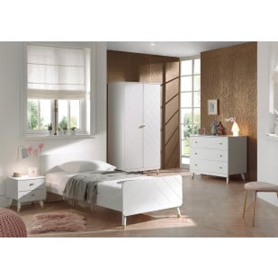 Chambre complète enfant blanche Rétro Kids