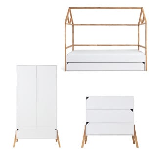 Chambre enfant Scandinave avec lit cabane Strom