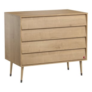 Commode bébé Bosque Vox bois oak 4 tiroirs