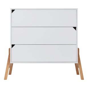 Commode rangement enfant blanche Ström style Scandinave