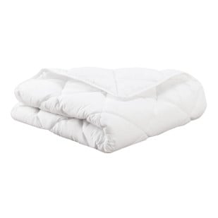 Couette bébé blanche 100x140 Doucoton légère, en coton, idéale pour lit bébé - Mon P'tit Dodo, disponible sur Jurassien.