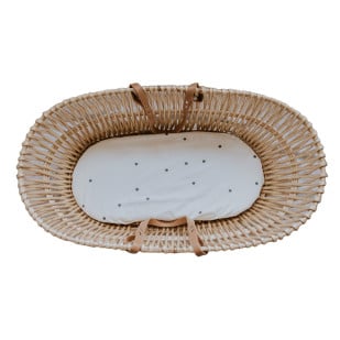 Drap house couffin osier et panier Moïse Piggy