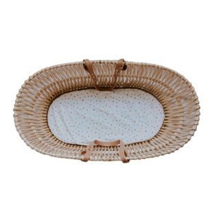 Drap housse pour panier Moïse et couffin en osier Woods