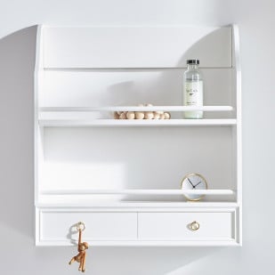 Etagère Murale Blanche Royal - RLBIPOLK - Bellamy