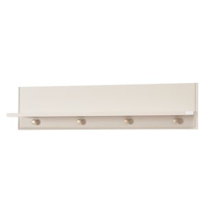 Étagère murale décorative Petite Lune Pinio, coloris champagne, patères dorés, style scandinave et design épuré