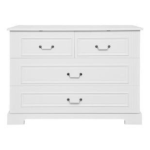 Commode enfant 4 tiroirs Lys blanche