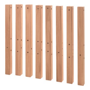 Kit séparation lit superposé Forrest bois foncé chêne massif par Vipack, modulable, vendu chez le Jurassien.