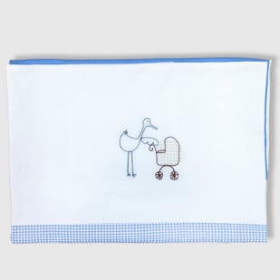 Linge de lit bébé garçon Cigogne