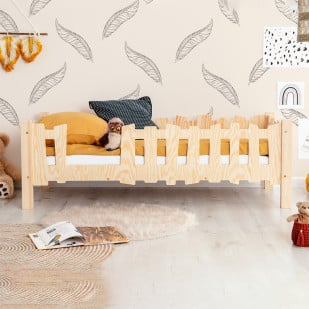 Lit 1 personne enfant avec barrière Pico
