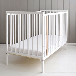 Lit Bébé Blanc 60x120 Stardust - Mobilier Puériculture - Woodies