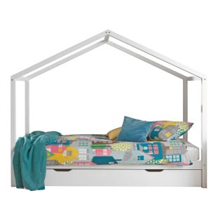 Lit cabane 90x200 avec tiroir DACOZH1401