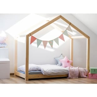 Lit cabane maison Halma 70x140 (Lit Montessori)