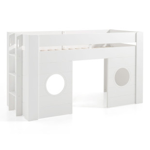 Lit compact pour enfant blanc Frea