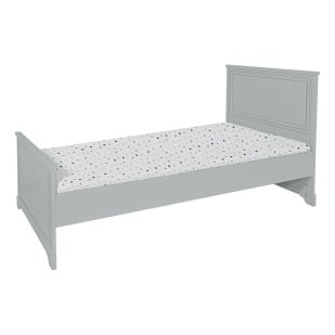 Lit enfant 90x200 cm gris Melo