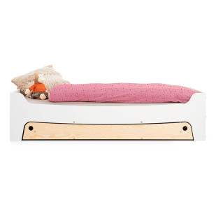 Lit Montessori 70x140 blanc Tibo SmartWood - SmartWood - Jurassien
