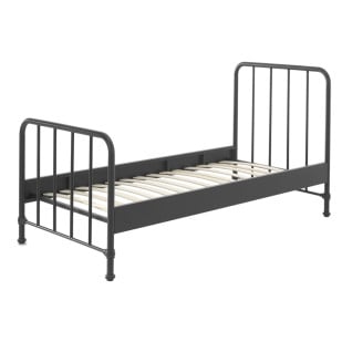 Lit en fer noir pour enfant Hug