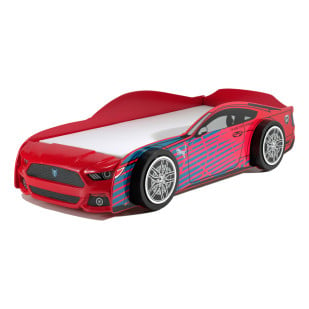 Lit enfant forme voiture de course SLEEP CAR pas cher 