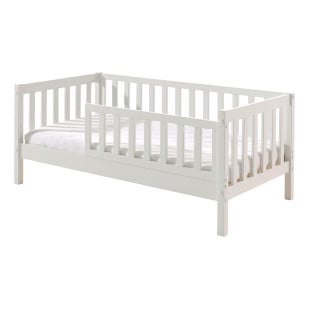 Petit Lit Junior Avec Barrière 70x140 Blanc - PBBE7014 - Vipack