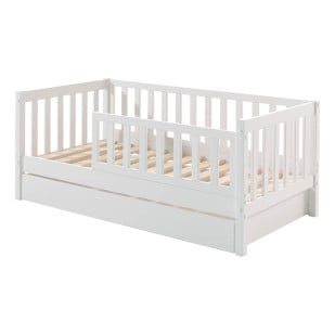 Lit Junior Avec Barrière Et Tiroir 70x140 - PBCO70RB14 - Vipack